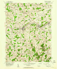 West Grove 1953 topographic map thumbnail