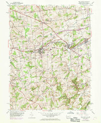 West Grove 1953 topographic map thumbnail