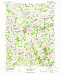 West Grove 1953 topographic map thumbnail