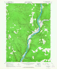 West Hickory 1966 topographic map thumbnail
