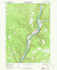 West Hickory 1966 topographic map thumbnail
