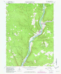 West Hickory 1966 topographic map thumbnail