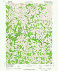 West Middletown 1964 topographic map thumbnail
