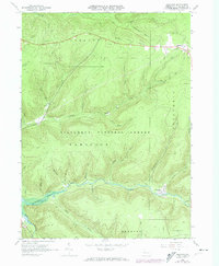 Westline 1966 topographic map thumbnail