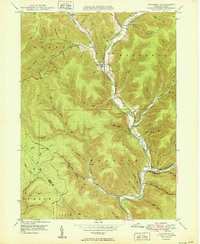 Wharton 1950 topographic map thumbnail