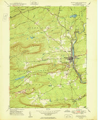 White Haven 1950 topographic map thumbnail