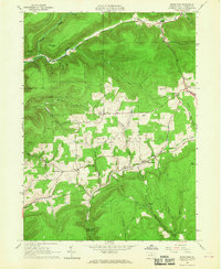 White Pine 1965 topographic map preview