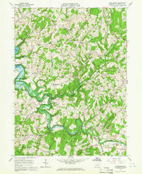 Whitesburg 1964 topographic map thumbnail