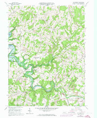 Whitesburg 1964 topographic map thumbnail