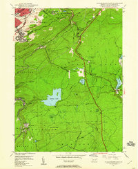 Wilkes-Barre East 1947 topographic map thumbnail