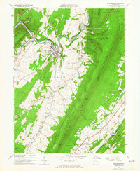 Williamsburg 1963 topographic map thumbnail