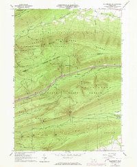 Williamsport SE 1965 topographic map thumbnail
