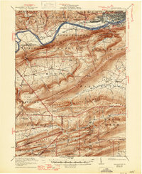 Williamsport 1923 topographic map thumbnail