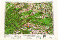 Williamsport 1965 topographic map thumbnail