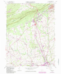 Wind Gap 1960 topographic map thumbnail