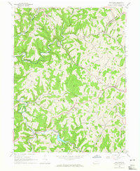 Wind Ridge 1964 topographic map thumbnail