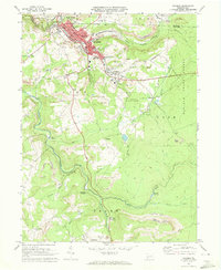 Windber 1971 topographic map thumbnail