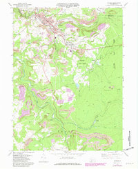 Windber 1971 topographic map preview