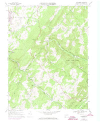 Wittenberg 1967 topographic map thumbnail