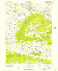 Womelsdorf 1955 topographic map thumbnail