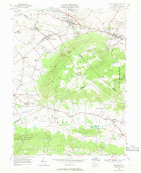 Womelsdorf 1955 topographic map thumbnail
