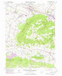 Womelsdorf 1955 topographic map thumbnail