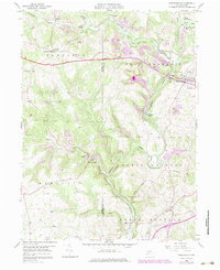 Worthington 1958 topographic map thumbnail