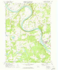 Wyalusing 1969 topographic map thumbnail
