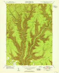 Young Womans Creek 1946 topographic map thumbnail