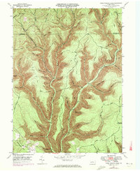 Young Womans Creek 1946 topographic map thumbnail
