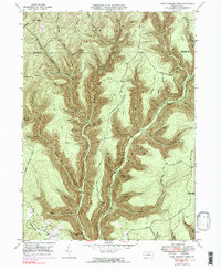 Young Womans Creek 1946 topographic map thumbnail