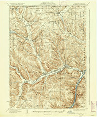 Youngsville 1929 topographic map thumbnail