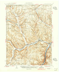 Youngsville 1929 topographic map thumbnail