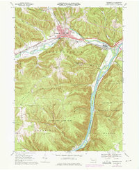 Youngsville 1969 topographic map thumbnail