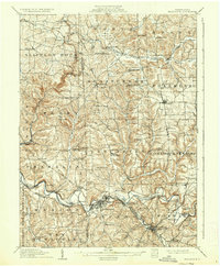 Zelienople 1910 topographic map thumbnail
