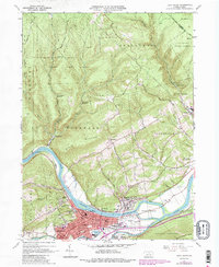 Lock Haven 1965 topographic map thumbnail