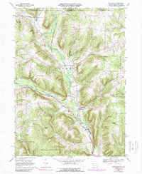 Lottsville 1968 topographic map thumbnail