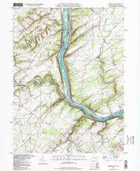 Lumberville 1997 topographic map thumbnail