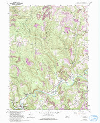 Mahaffey 1959 topographic map thumbnail