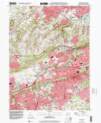 Malvern 1999 topographic map thumbnail