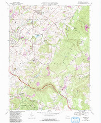 Mammoth 1967 topographic map thumbnail