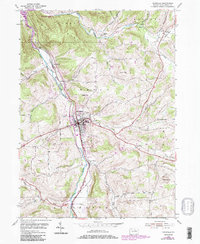 Mansfield 1954 topographic map thumbnail
