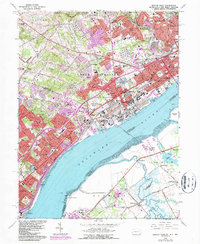 Marcus Hook 1967 topographic map preview