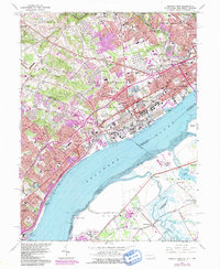 Marcus Hook 1967 topographic map preview