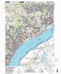 Marcus Hook 1995 topographic map thumbnail