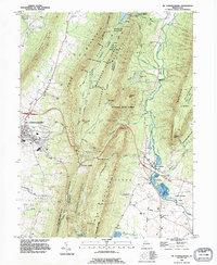 Mc Connellsburg topographic map thumbnail