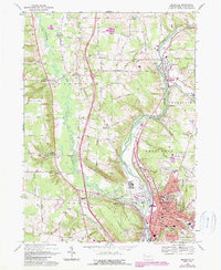 Meadville 1968 topographic map thumbnail