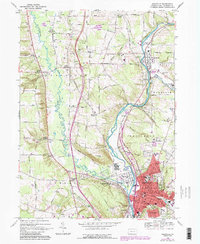 Meadville 1968 topographic map thumbnail