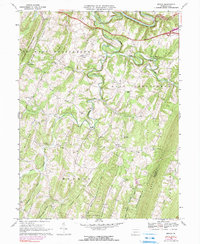Mench 1967 topographic map thumbnail