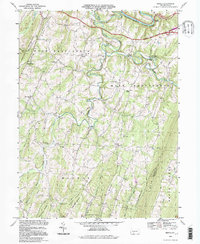 Mench 1994 topographic map thumbnail